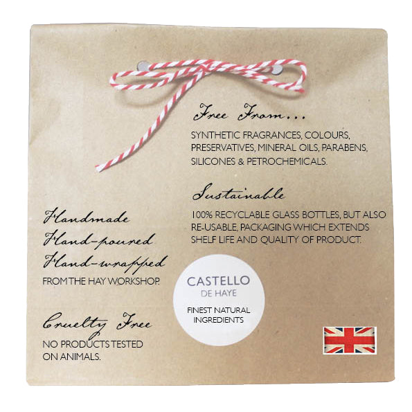 Kraft bag with handmade hand-poured hand-wrapped, cruelty free Free From synthetic fragraces colours preservative mineral oils parabens Sustainable
