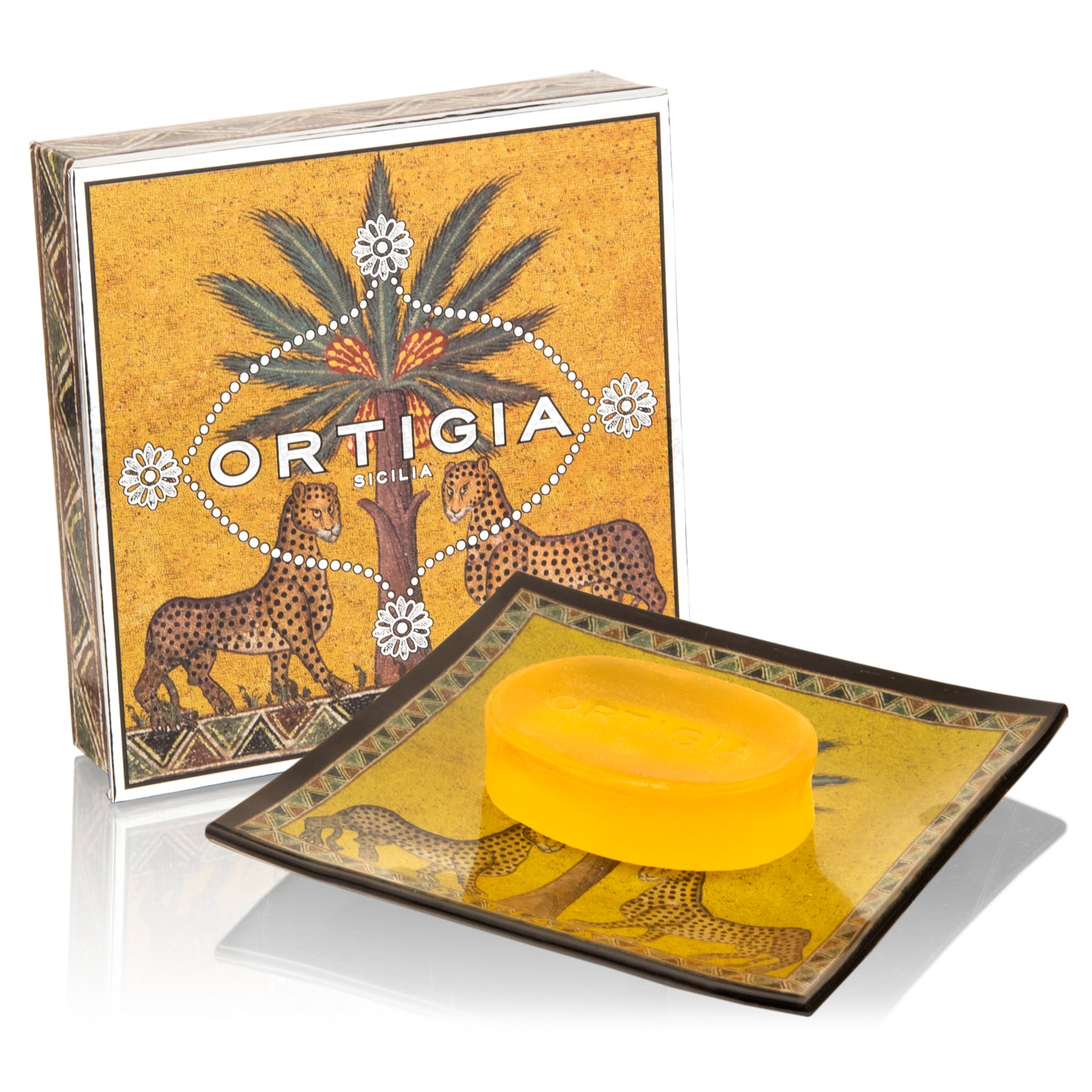 Zagara Glass Plate & Guest Soap