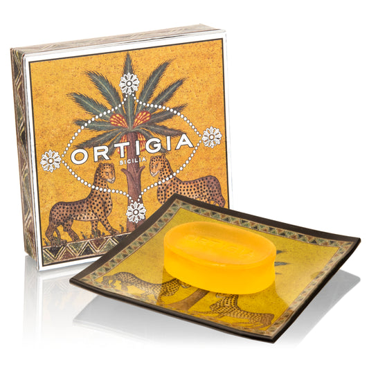 Zagara Glass Plate & Guest Soap