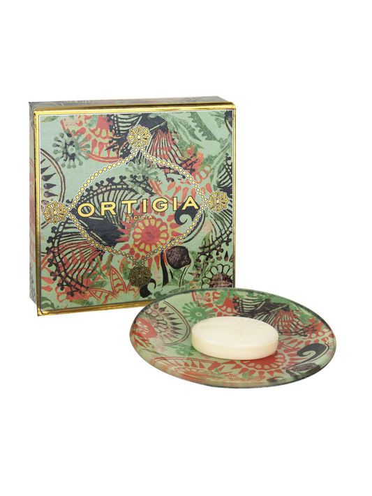 Fico d'India Glass Plate & Soap