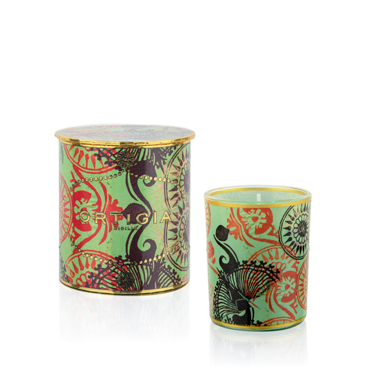 Fico d'India Decorated Candle