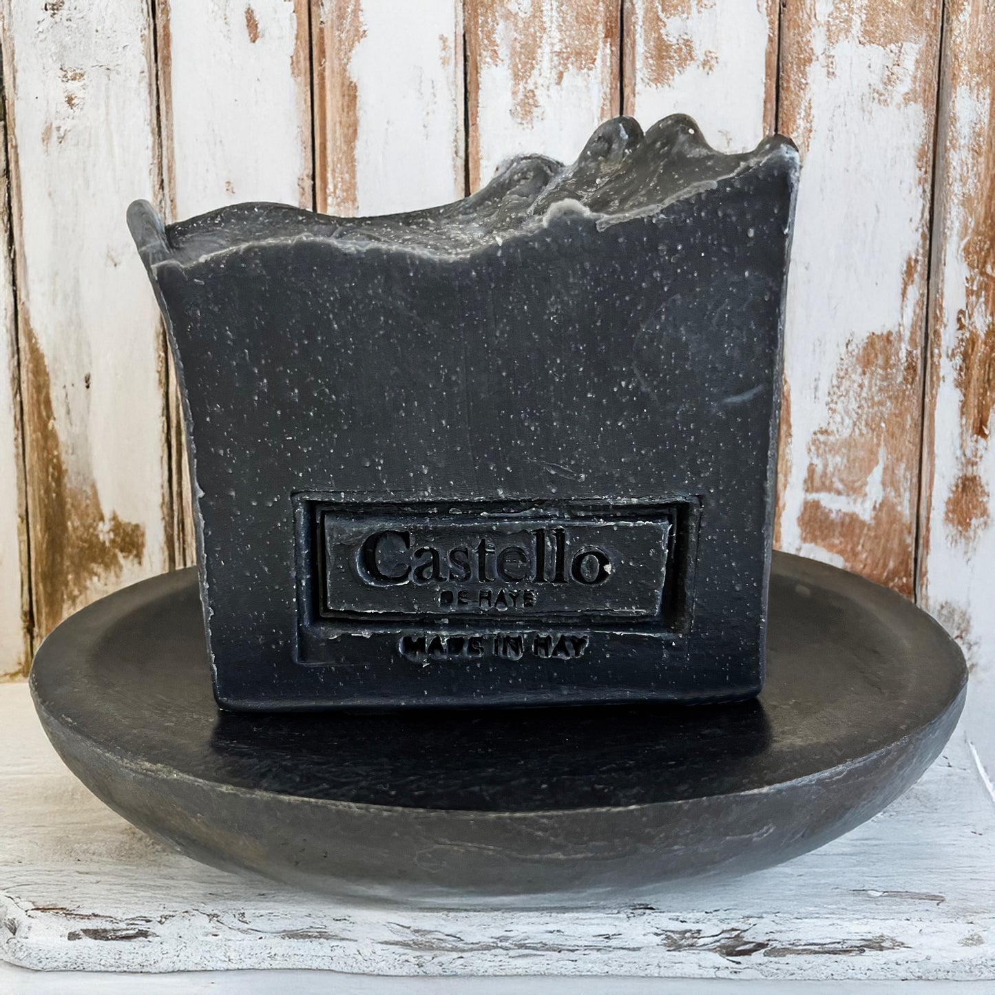 Charcoal Soap Bar - Black Mountain Aromatherapy, Natural Detox Handmade, Castello de Haye