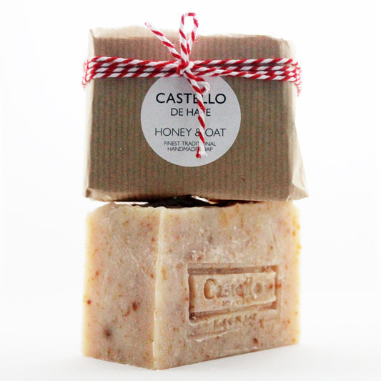 Honey Oat Soap Bar, Natural Moisturizing Handmade Soap