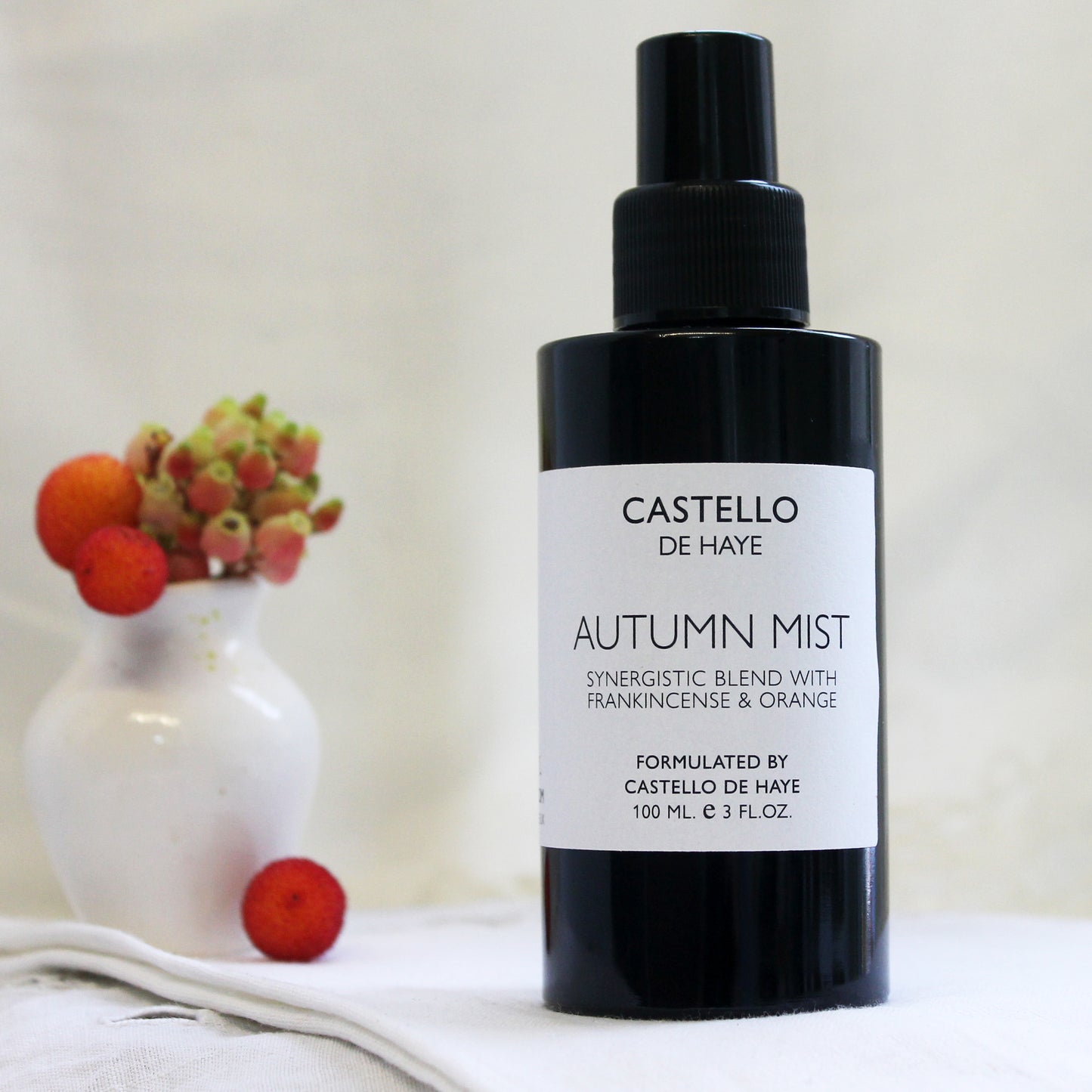 Autumn Mist Room (spray), 100ml, Frankincense & Orange Essential Oils,