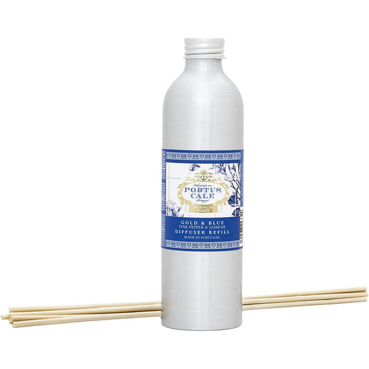 Portus Cale, Gold & Blue Perfume Diffuser Refill 250ml