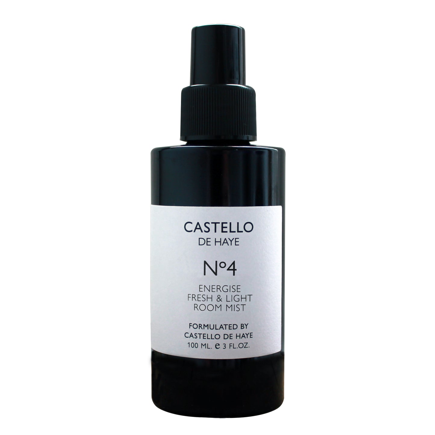 No.4 Energise Room Mist (spray), 100ml - Boost Your Day with Aromatherapy, Castello de Haye