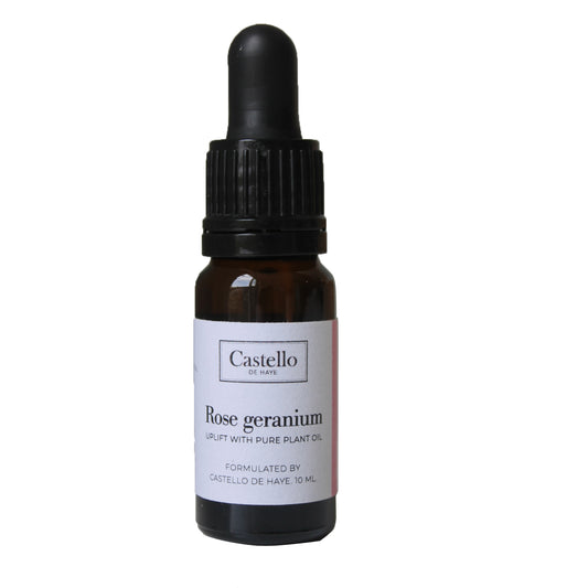 Rose Geranium Essential Oil, 10ml - Uplifting Pure Aromatherapy Oil